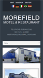 Mobile Screenshot of morefieldmotel.co.uk